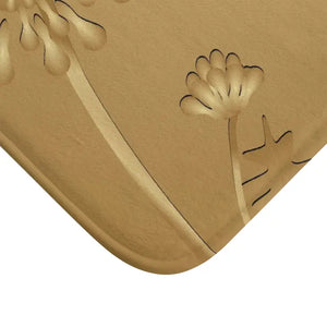 Home Decor - Bath Mat - Golden Dandelions Anti-slip Design - Dipaliz