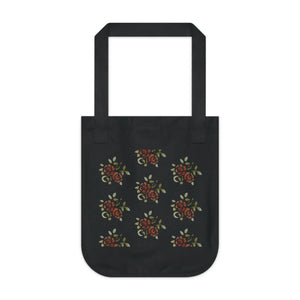 Floral Canvas Tote Bag Eco Friendly Cotton - Dipaliz - Shopping Totes