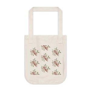 Floral Canvas Tote Bag Eco Friendly Cotton - Dipaliz - Shopping Totes