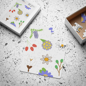 Floral Jigsaw Puzzle - 30-piece Kids for Nature Lovers - Dipaliz - 30 Pcs (vertical)