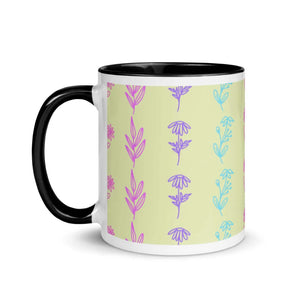 Vibrant Floral Ceramic Mug - Colorful Tea Cup - Dipaliz - Mugs