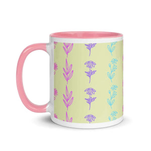 Vibrant Floral Ceramic Mug - Colorful Tea Cup - Dipaliz - Mugs