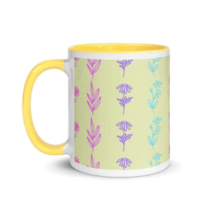 Vibrant Floral Ceramic Mug - Colorful Tea Cup - Dipaliz - Mugs