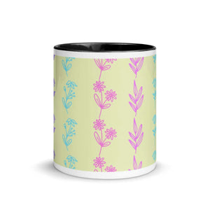 Vibrant Floral Ceramic Mug - Colorful Tea Cup - Dipaliz - Mugs