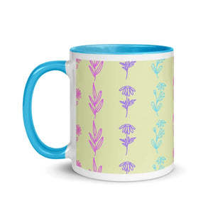 Vibrant Floral Ceramic Mug - Colorful Tea Cup - Dipaliz - Mugs