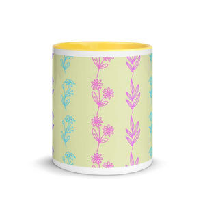 Vibrant Floral Ceramic Mug - Colorful Tea Cup - Dipaliz - Mugs