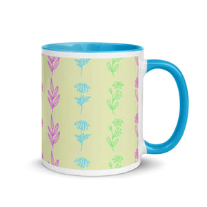 Vibrant Floral Ceramic Mug - Colorful Tea Cup - Dipaliz - Mugs