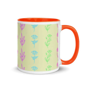 Vibrant Floral Ceramic Mug - Colorful Tea Cup - Dipaliz - Mugs