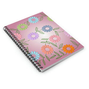 Chic Pink Spiral Notebook - Ruled Line Paper - Dipaliz - Notebooks & Notepads
