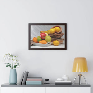 Premium Framed Horizontal Poster - Fruit Still Life Art - Dipaliz - Posters Prints & Visual Artwork