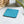 Geometric Pattern Coasters – Blue Cork - Dipaliz