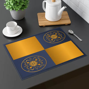 Cotton Placemat - Geometrical Pattern Vibrant Dining - Dipaliz - 18’’ × 14’’ - Placemats