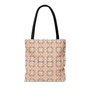 Print Tote Bag Abstract Beige Pattern Chic Style - Dipaliz - Bags