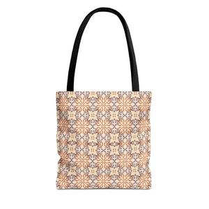 Print Tote Bag Abstract Beige Pattern Chic Style - Dipaliz - Bags