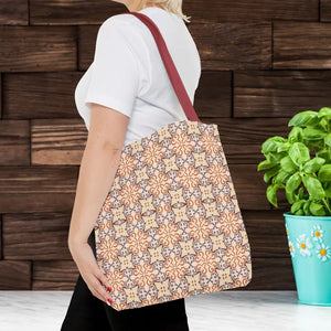 Print Tote Bag Abstract Beige Pattern Chic Style - Dipaliz - Bags