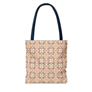 Print Tote Bag Abstract Beige Pattern Chic Style - Dipaliz - Bags