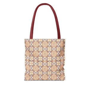 Print Tote Bag Abstract Beige Pattern Chic Style - Dipaliz - Bags
