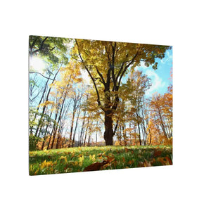 Autumn Season Matte Canvas Giant Tree Wall Art Print - Dipaliz - Posters Prints & Visual Artwork