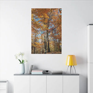 Autumn Season Canvas - Giant Tree Matte Wall Art - Dipaliz - Posters Prints & Visual Artwork