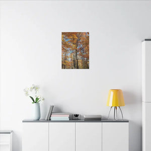 Autumn Season Canvas - Giant Tree Matte Wall Art - Dipaliz - Posters Prints & Visual Artwork