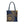 Gold Geometric Tote Bag - Navy Blue Pattern - Dipaliz - Bags