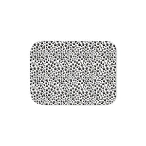 Paw Print Sherpa Blanket Two Colors - 30’’ × 40’’ / Grey - Blankets