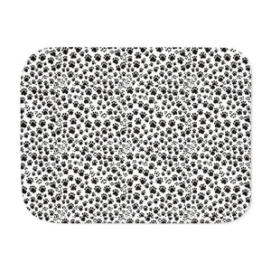 Soft Paw Print Sherpa Blanket - Two Colors - Dipaliz - Blankets