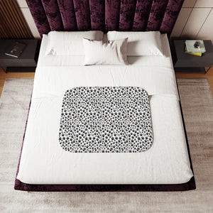 Soft Paw Print Sherpa Blanket - Two Colors - Dipaliz - Blankets