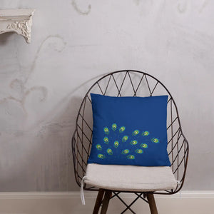 Graphic Peacock Pillow – Insert Included - Dipaliz - Throw Pillows