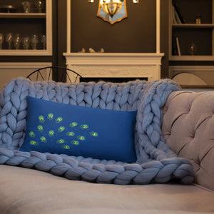 Graphic Peacock Pillow – Insert Included - Dipaliz - Throw Pillows