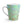Latte Mug Green Geometric Pattern Bold Modern Style Dipaliz - 12oz - Mugs