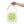 Green Abstract Pattern Lunch Bag Cotton Canvas Pack Dipaliz - Bags