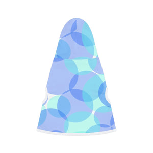 Dog Hoodie Blue Circles Pattern - Stylish Pet Apparel - Dipaliz - Pets