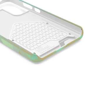 Sleek Green Triangles Abstract Phone Case - Dipaliz - Mobile Cases