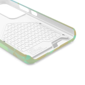 Sleek Green Triangles Abstract Phone Case - Dipaliz - Mobile Cases