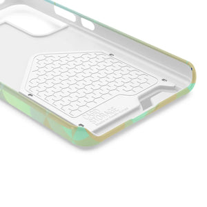 Sleek Green Triangles Abstract Phone Case - Dipaliz - Mobile Cases