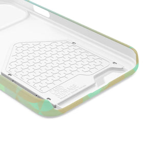 Sleek Green Triangles Abstract Phone Case - Dipaliz - Mobile Cases