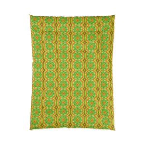 Yellow Geometrical Pattern Bedding – Microfiber - Dipaliz - Quilts & Comforters