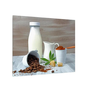 Ground Coffee with Milk Matte Canvas Stretched 0.75’’ - Posters Prints & Visual Artwork
