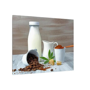 Ground Coffee with Milk Matte Canvas Stretched 0.75’’ - Posters Prints & Visual Artwork
