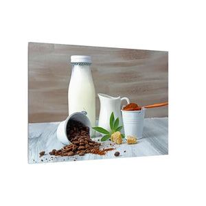 Ground Coffee with Milk Matte Canvas Stretched 0.75’’ - Posters Prints & Visual Artwork