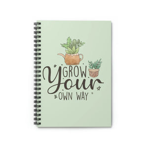 Minimalist Ruled Line Notebook - Grow your Own Way - Dipaliz - Notebooks & Notepads