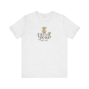 Soft Cotton T-shirt - Grow your Own Way Eco-friendly Gift - Dipaliz - T-shirts - 2xl