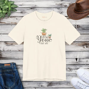 Soft Cotton T-shirt - Grow your Own Way Eco-friendly Gift - Dipaliz - T-shirts - 2xl