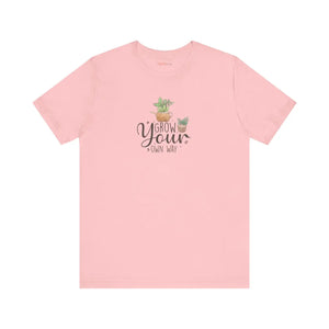 Soft Cotton T-shirt - Grow your Own Way Eco-friendly Gift - Dipaliz - T-shirts - 2xl