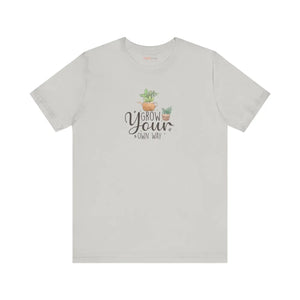 Soft Cotton T-shirt - Grow your Own Way Eco-friendly Gift - Dipaliz - T-shirts - 2xl