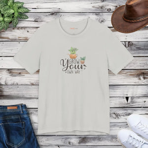 Soft Cotton T-shirt - Grow your Own Way Eco-friendly Gift - Dipaliz - T-shirts - 2xl