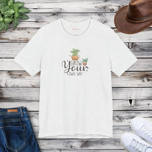 Soft Cotton T-shirt - Grow your Own Way Eco-friendly Gift - Dipaliz - T-shirts - 2xl