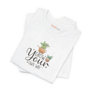 Soft Cotton T-shirt - Grow your Own Way Eco-friendly Gift - Dipaliz - T-shirts - 2xl