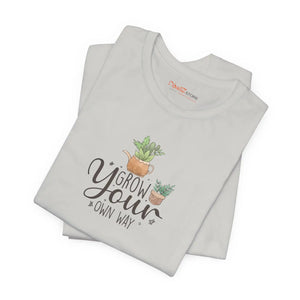 Soft Cotton T-shirt - Grow your Own Way Eco-friendly Gift - Dipaliz - T-shirts - 2xl